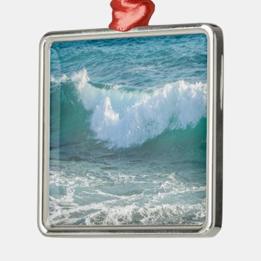 Geweldige Golfzee kust-zee-natuur Metalen Ornament (Links)