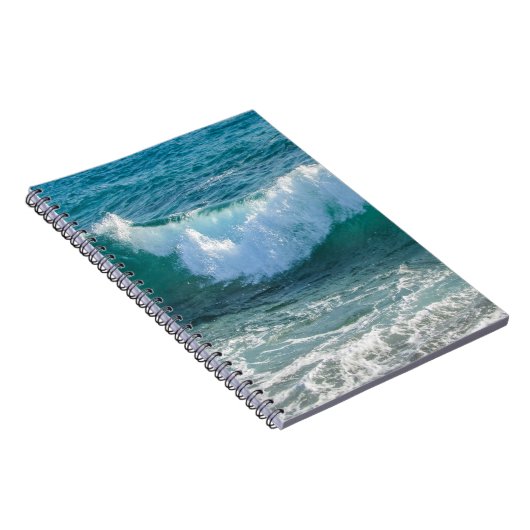 Geweldige Golfzee kust-zee-natuur Notitieboek (Rechterzijde)