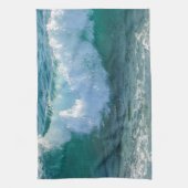 Geweldige Golfzee kust-zee-natuur Theedoek (Verticaal)