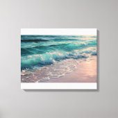 Geweldige golven  canvas afdruk (Voorkant)
