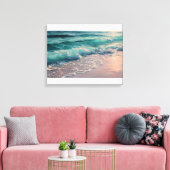 Geweldige golven canvas afdruk (Insitu (Woonkamer))