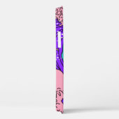 Geweldige golven in de Vaporwave Pop Art-stijl. Ui Case-Mate iPhone Case (Achterkant / Rechts)