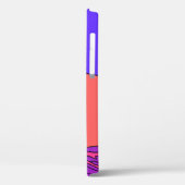 Geweldige golven in de Vaporwave Pop Art-stijl. Ui Case-Mate iPhone Case (Achterkant / Links)