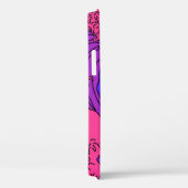 Geweldige golven in de Vaporwave Pop Art-stijl. Ui Case-Mate iPhone Case (Achterkant / Rechts)