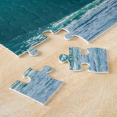 Geweldige golven met surfer legpuzzel (Zijkant)