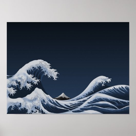 Geweldige golven poster (Voorkant)