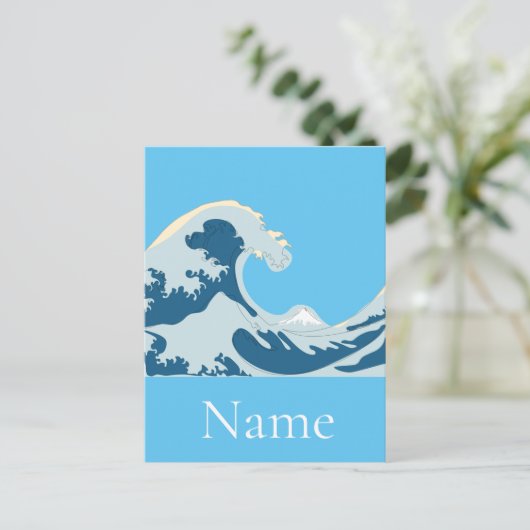 Geweldige golven Thunder_Cove Briefkaart (Staand voorkant)