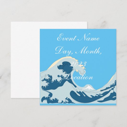 Geweldige golven Thunder_Cove Kaart (Voorkant / Achterkant)