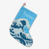 Geweldige golven Thunder_Cove Kleine Kerstsok (Voorkant (Hangend))