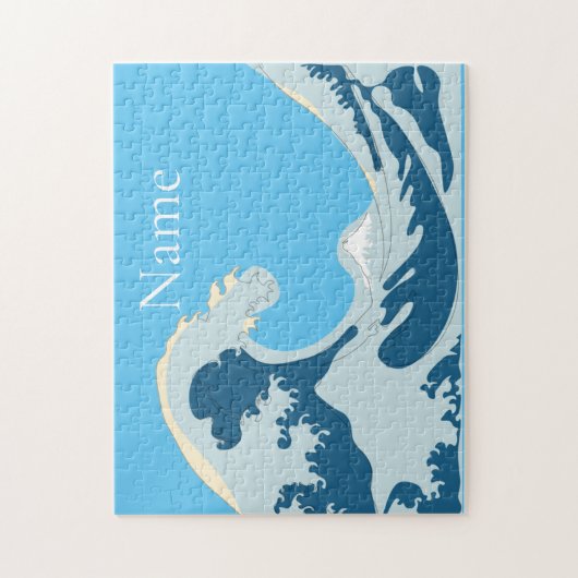 Geweldige golven Thunder_Cove Legpuzzel (Verticaal)