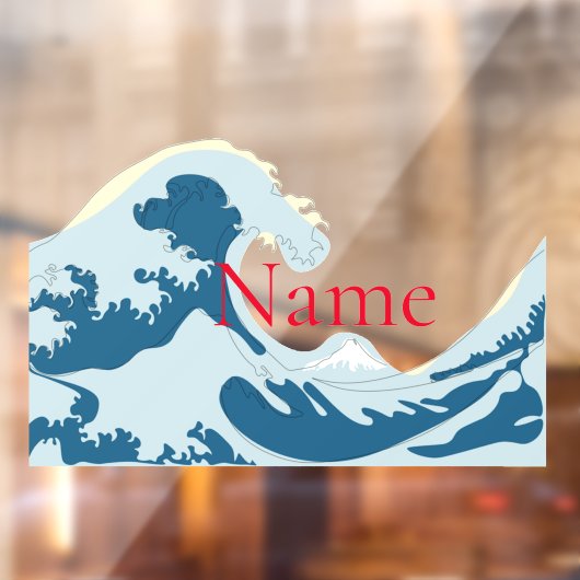 Geweldige golven Thunder_Cove Raamsticker (Vel 2)