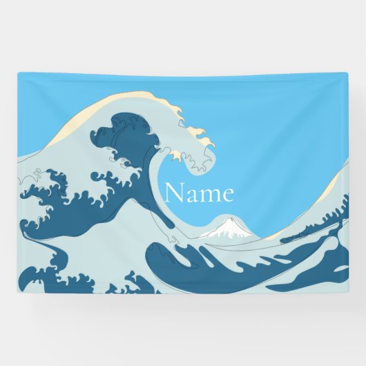 Geweldige golven Thunder_Cove Spandoek (Horizontaal)
