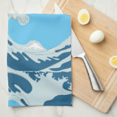 Geweldige golven Thunder_Cove Theedoek (Quarter Fold)