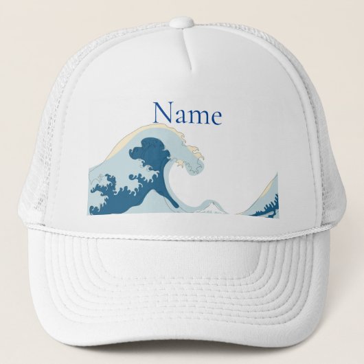 Geweldige golven Thunder_Cove Trucker Pet (Voorkant)