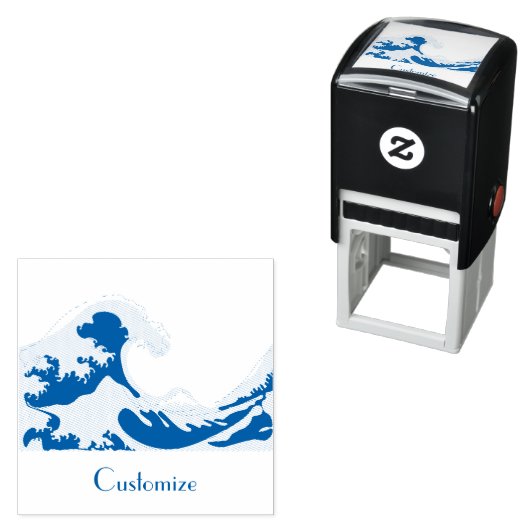 Geweldige golven Thunder_Cove Zelfinktende Stempel (In situ)