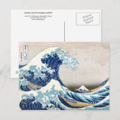 Geweldige golven van Kanagawa Hokusai Briefkaart (Voorkant / Achterkant)