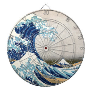 Geweldige golven van Kanagawa Hokusai Dartbord
