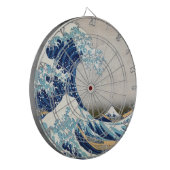 Geweldige golven van Kanagawa Hokusai Dartbord (Voorkant Links)