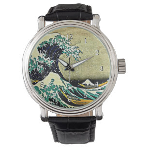 Geweldige golven van Kanagawa Horloge