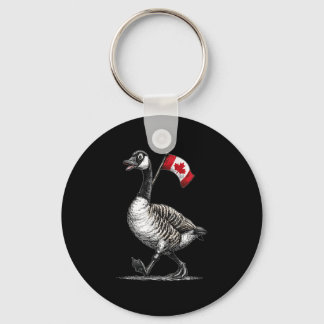 Geweldige Goose Graphic voor Canada liefhebbers Sleutelhanger