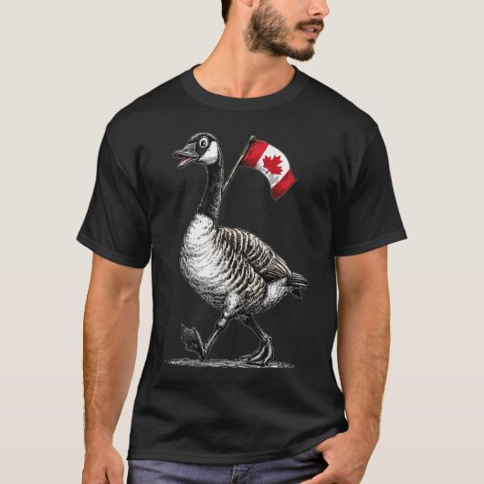 Geweldige Goose Graphic voor Canada liefhebbers T-shirt (Voorkant)