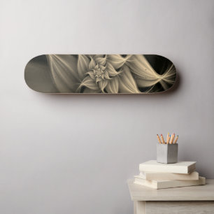 Geweldige goudbloemfractal persoonlijk skateboard
