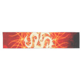 Geweldige gouden draak korte tafelloper (Horizontaal)