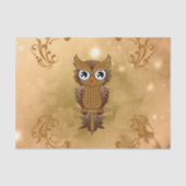 Geweldige gouden uil tissuepapier (Voorkant)
