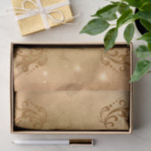 Geweldige gouden uil tissuepapier (Geschenk)