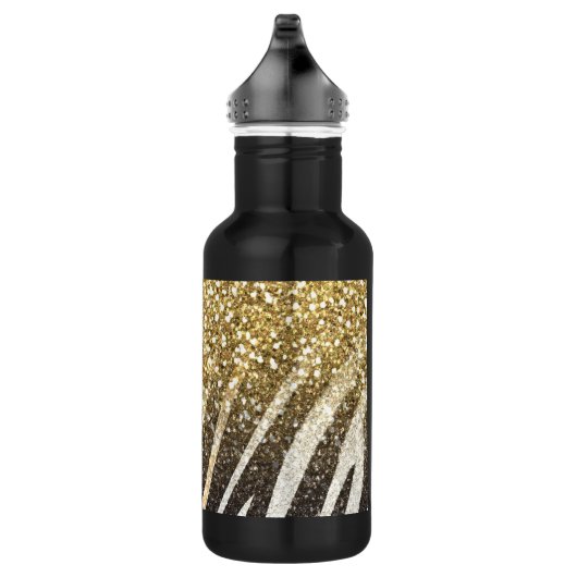 Geweldige goudluipaard en zebra-druk waterfles (Rechts)