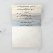 Geweldige Grace Hymn Ocean Sunset Wenskaart Kaart (Binnen)