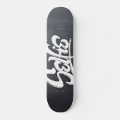 Geweldige graffiti Selfie Street Art Lettering Skateboard (Voorkant)