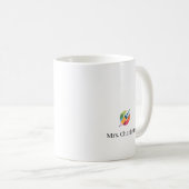 Geweldige grafisch ontwerper gepersonaliseerde naa koffiemok (Voorkant rechts)