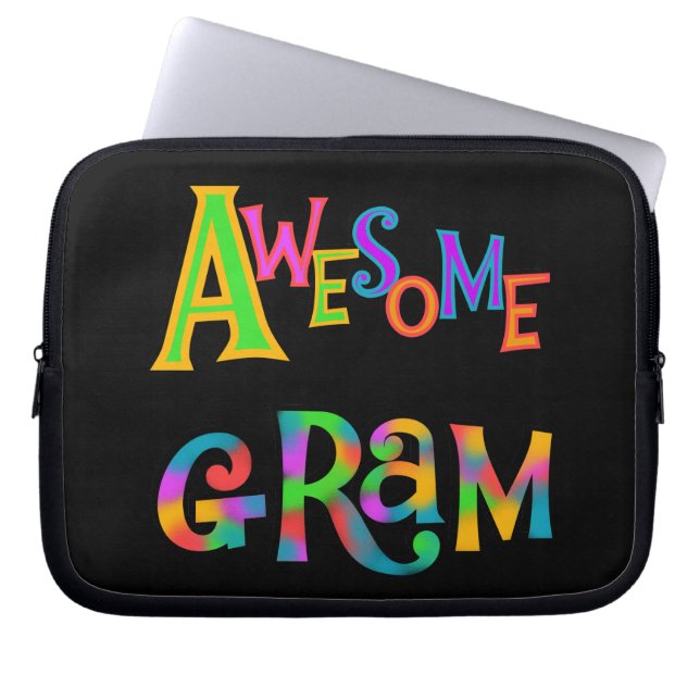 Geweldige Gram T-shirts en cadeautjes Laptop Sleeve (Voorkant)