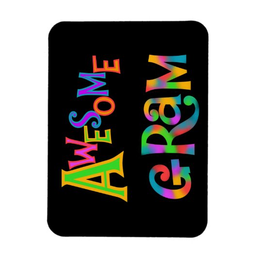 Geweldige Gram T-shirts en cadeautjes Magneet (Verticaal)