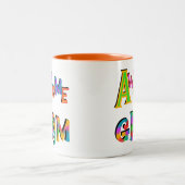 Geweldige Gram T-shirts en cadeautjes Tweekleurige Koffiemok (Center)