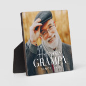 Geweldige grammatica sinds 20XX eenvoudige elegant Fotoplaat (Voorkant)