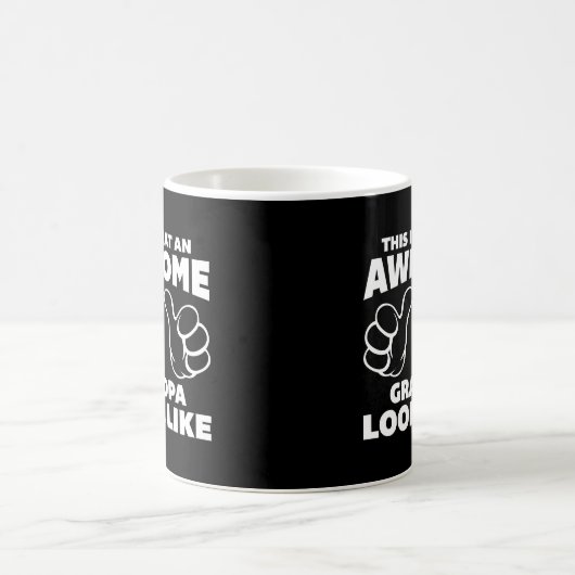 Geweldige Grandpa Funny Quote Koffiemok (Center)