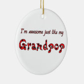 Geweldige Grandpop Keramisch Ornament (Rechts)