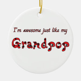 Geweldige Grandpop Keramisch Ornament