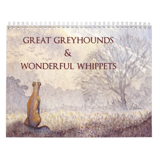 Geweldige Greyhounds & Wonderful Whippets kalender (Hoes)