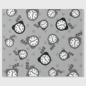 Geweldige grijs verjaardagsfeest cadeaupapier (Vlak)