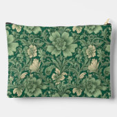 Geweldige  groen bloemmotief etui (Achterkant)