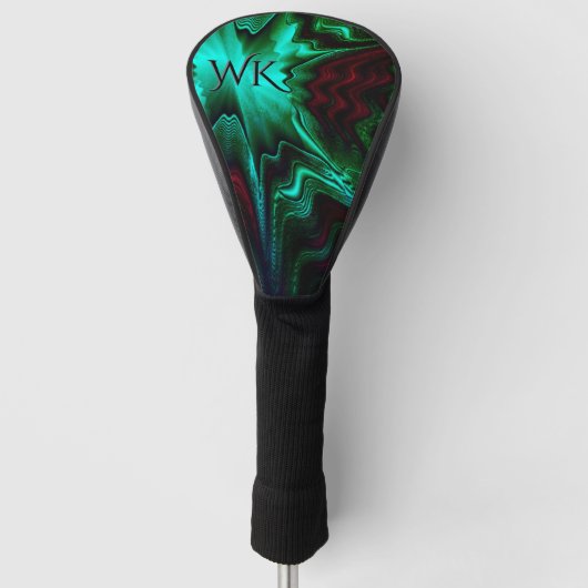 Geweldige Groen Kwartz Golfheadcover (Voorkant)