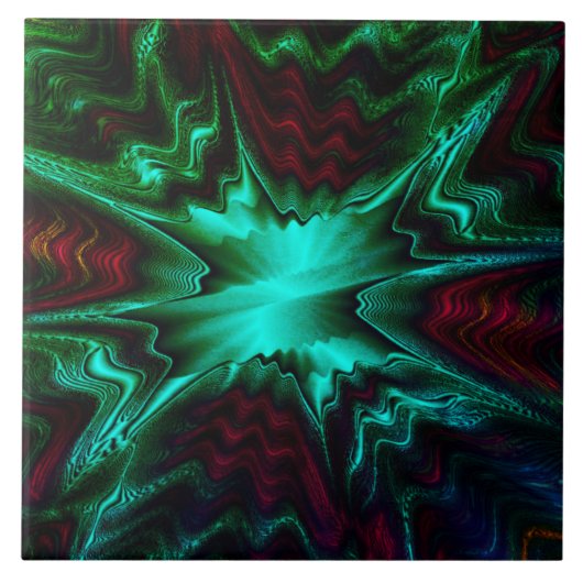 Geweldige Groen Kwartz Tegeltje (Voorkant)