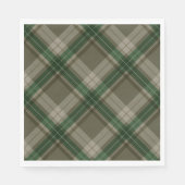 Geweldige Groen Plaid Servet (Voorkant)