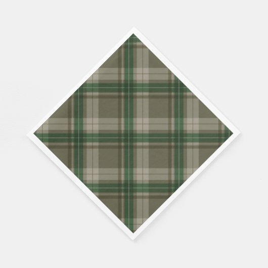 Geweldige Groen Plaid Servet (Hoek)