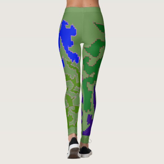 Geweldige groene Leggings (Achterkant)