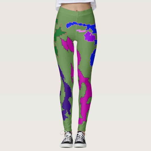 Geweldige groene Leggings (Voorkant)