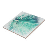 Geweldige groene Waterverf met bladerblad van de b Tegeltje (Zijkant)